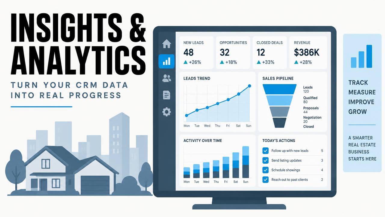 Insights and analytics dashboard illustration