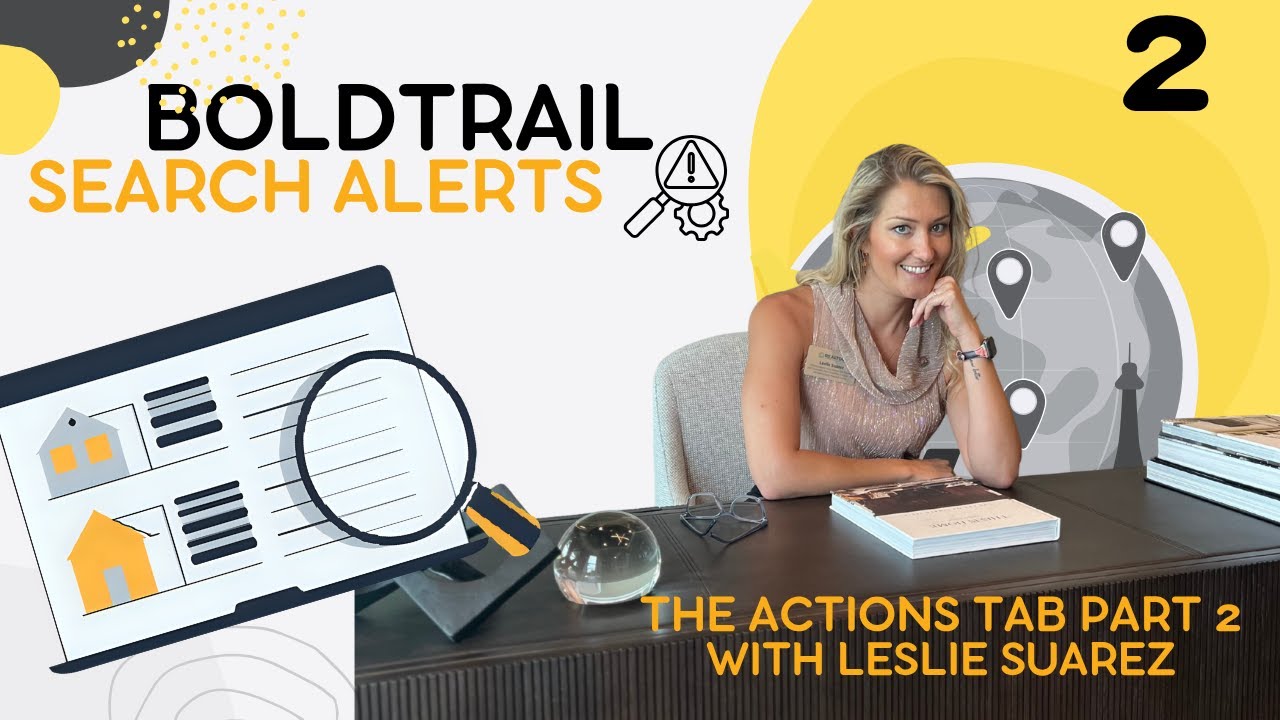 Setting up search alerts in BoldTrail